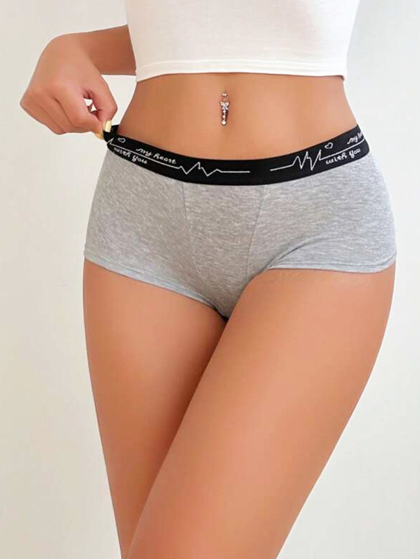 High Waist Thin Style Panties